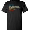 $18.95 – Best Husband Wedding Anniversary Family T-Shirt