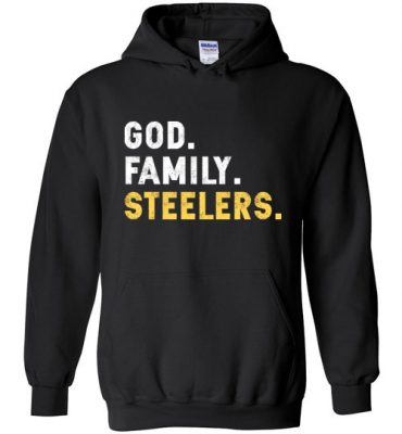 $32.95 – Christian Dad Father Day Gift God Family Steelers Hoodie