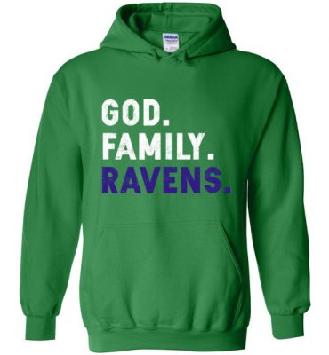 $32.95 – Christian Dad Father Day Gift God Family Ravens Hoodie