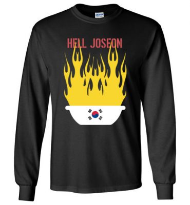 $23.95 - Korean Shirts Hell Joseon Long Sleeve T-Shirt