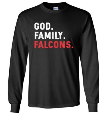 $23.95 – Christian Dad Father Day Gift God Family Falcons Long Sleeve T-Shirt