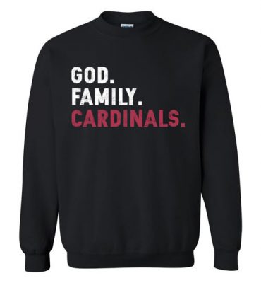 $29.95 – Christian Dad Father Day Gift God Family Cardinals Sweatshirt