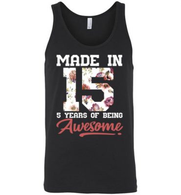 $24.95 – 5 Years Old Birthday Girl Shirts Born in 2015 5th Birthday Unisex Tank