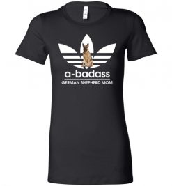 $19.95 – A-Badass German Shepherd Dad T-Shirts Gift for German Shepherd Dog Lovers Lady T-Shirt