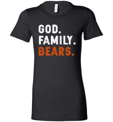 $19.95 – Christian Dad Father Day Gift God Family Bears Lady T-Shirt