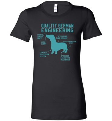 $19.95 – Funny Weiner Dog Joke Shirts: Sarcastic German Dachshund Lady T-Shirt