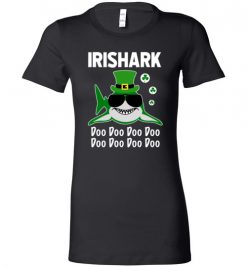 $19.95 – Irish Shark T-Shirts Funny St Patricks Day Tee Lady T-Shirt