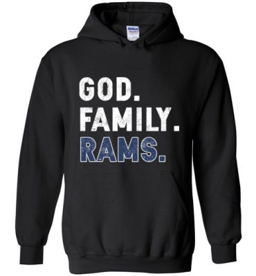 $32.95 – Christian Dad Father Day Gift God Family Rams Hoodie