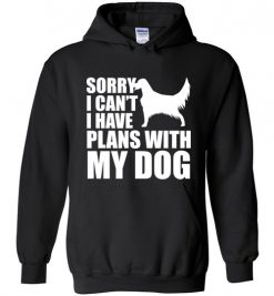 $32.95 – Sorry, I Can't. I Have Plans With My English Setter Dog Funny Dog Tee Shirts Hoodie