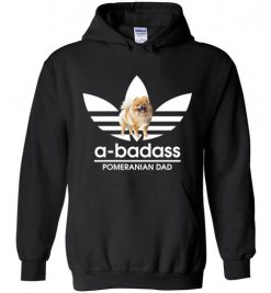 $32.95 – A-Badass Pomeranian Dad T-Shirts Gift for Dog Lovers Hoodie