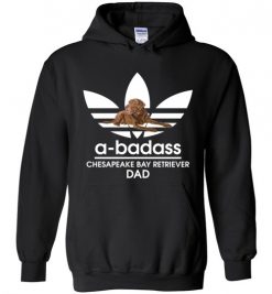 $32.95 – A-Badass Chesapeake Bay Retriever Dad T-Shirts Gift for Dog Lovers Hoodie