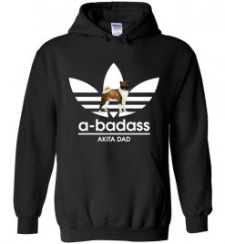 $32.95 – A-Badass Akita Dad T-Shirts Gift for Dog Lovers Hoodie