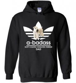 $32.95 – A-Badass Soft Coated Wheaten Terrier Dad T-Shirts Gift for Dog Lovers Hoodie