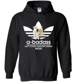 $32.95 – A-Badass Soft Coated Wheaten Terrier Mom T-Shirts Gift for Dog Lovers Hoodie