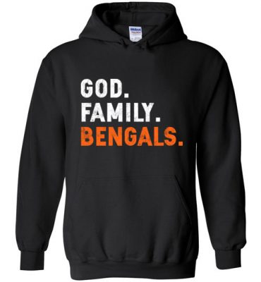 $32.95 – Christian Dad Father Day Gift God Family Bengals Unisex Hoodie