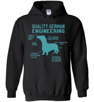 $32.95 – Funny Weiner Dog Joke Shirts: Sarcastic German Dachshund Hoodie