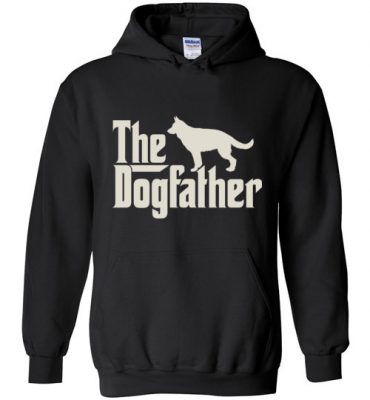 $32.95 – The Dogfather German Shepherd Shirts Funny Dog Dad Hoodie