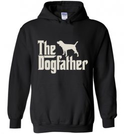 $32.95 – The Dogfather Beagle Shirts Funny Dog Dad Hoodie