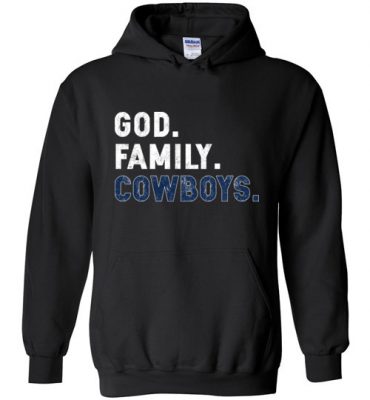 $32.95 – Christian Dad Father Day Gift God Family Cowboys Hoodie