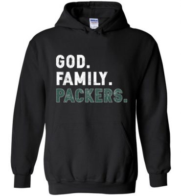 $32.95 – Christian Dad Father Day Gift God Family Packers Hoodie