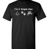 $18.95 – I’m a simple man likes coffee Pets and Jeep funny T-Shirt