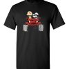 $18.95 – Snoopy And Charlie Brown Drive Jeep Funny T-Shirt