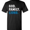 $18.95 – Christian Dad Father Day Gift God Family Lions T-Shirt