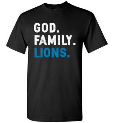 $18.95 – Christian Dad Father Day Gift God Family Lions T-Shirt