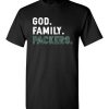 $18.95 – Christian Dad Father Day Gift God Family Packers T-Shirt