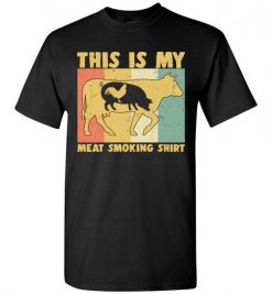 $18.95 – Vintage My Meat Smoking T-Shirt Great Gift BBQ Smoker Retro Tee T-Shirt