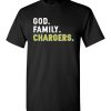 $18.95 – Christian Dad Father Day Gift God Family Chargers T-Shirt