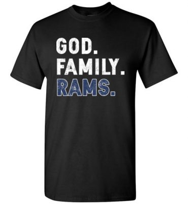 $18.95 – Christian Dad Father Day Gift God Family Rams T-Shirt