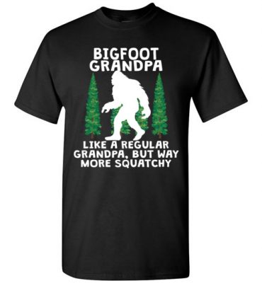 $18.95 – Bigfoot Grandpa Shirts Funny Sasquatch Gift T-Shirt