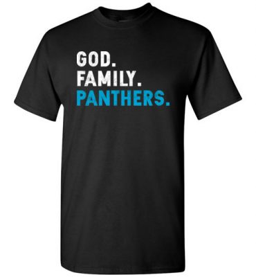 $18.95 – Christian Dad Father Day Gift God Family Panthers T-Shirt