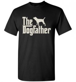 $18.95 – The Dogfather Beagle Shirts Funny Dog Dad T-Shirt