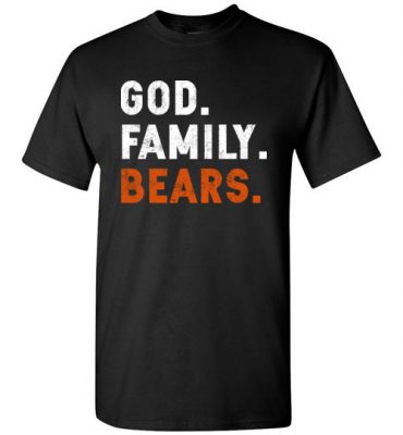 $18.95 – Christian Dad Father Day Gift God Family Bears T-Shirt