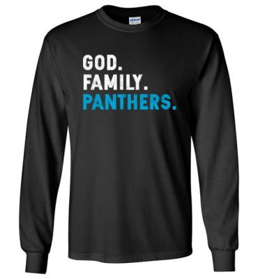 $23.95 – Christian Dad Father Day Gift God Family Panthers Long Sleeve T-Shirt