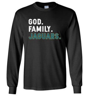 $23.95 – Christian Dad Father Day Gift God Family Jaguars Long Sleeve T-Shirt