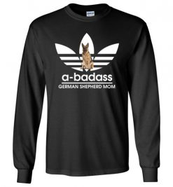 $23.95 – A-Badass German Shepherd Dad T-Shirts Gift for German Shepherd Dog Lovers Long Sleeve T-Shirt