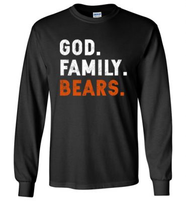 $23.95 – Christian Dad Father Day Gift God Family Bears Long Sleeve T-Shirt