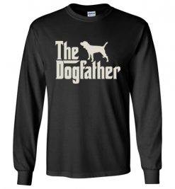 $23.95 – The Dogfather Beagle Shirts Funny Dog Dad Long Sleeve T-Shirt