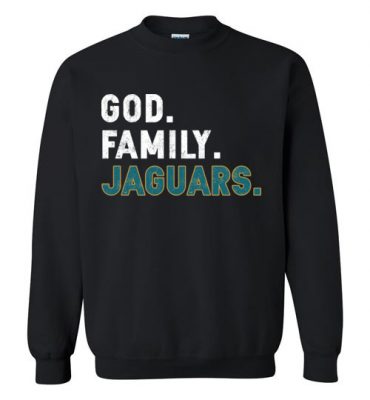 $29.95 – Christian Dad Father Day Gift God Family Jaguars Sweatshirt