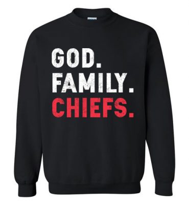 $29.95 – Christian Dad Father Day Gift God Family Chiefs Sweatshirt