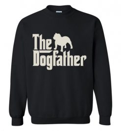 $29.95 – The Dogfather Bulldog Shirts Funny Dog Dad Unisex Tank