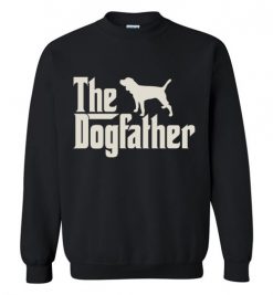 $29.95 – The Dogfather Beagle Shirts Funny Dog Dad Sweatshirt