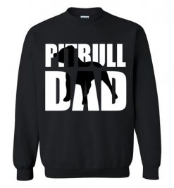 $29.95 – Pitbull Dad Gift Shirts Pitbull Father Dog Dad Sweatshirt