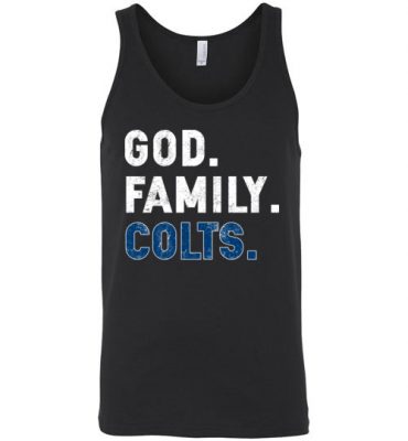 $24.95 – Christian Dad Father Day Gift God Family Colts Unisex Tank