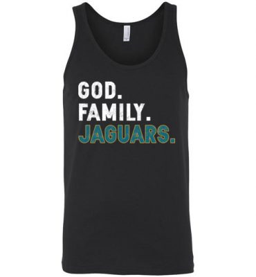 $24.95 – Christian Dad Father Day Gift God Family Jaguars Unisex Tank