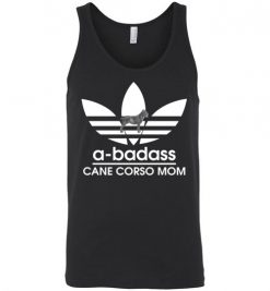 $24.95 – A-Badass Cane Corso Mom T-Shirts Gift for Cane Corso Dog Lovers Unisex Tank