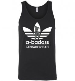 $24.95 – A-Badass Labrador Dad T-Shirts Gift for Labrador Retrievers Dog Lovers Unisex Tank